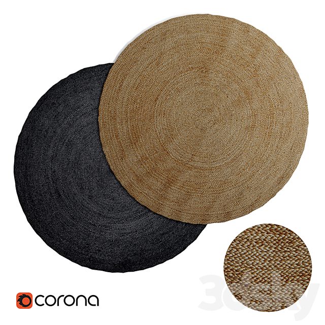 Round Jute Rug
