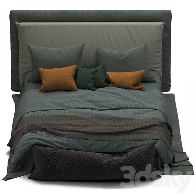 Boho style bed