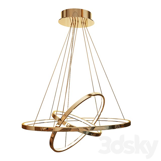 Chandelier, contemporary, hanging, rings, LED, ring