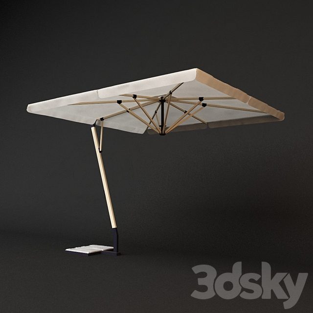 Offset patio umbrella RELAX Gibus / umbrella stand shifted RELAX Gibus
