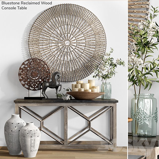 Pottery Barn BLUESTONE RECLAIUMED WOOD CONSOLE TABLE
