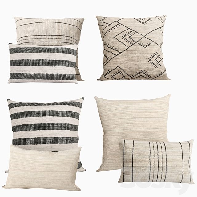 Pillows Restoration Hardware Collection Moroccan Jacquard Chenille