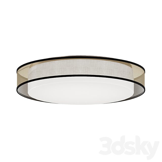 Ceiling lamp with textile decor VEDUM