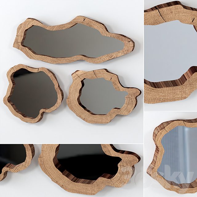 Collection of slab mirrors.