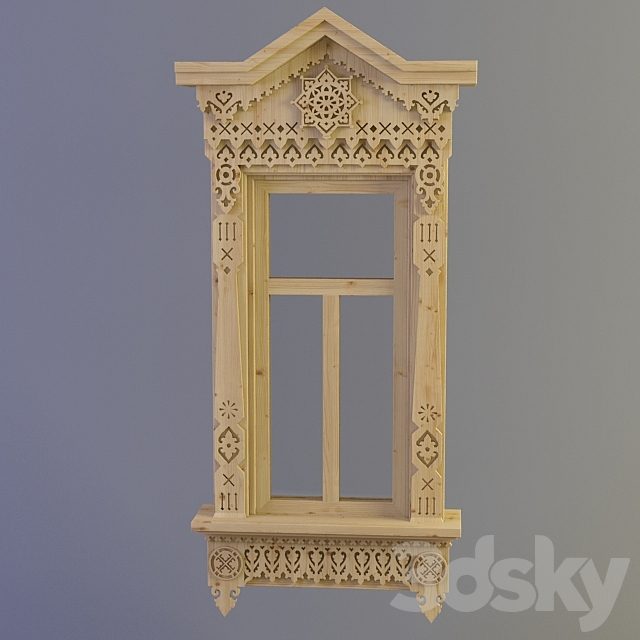 Carved platbands