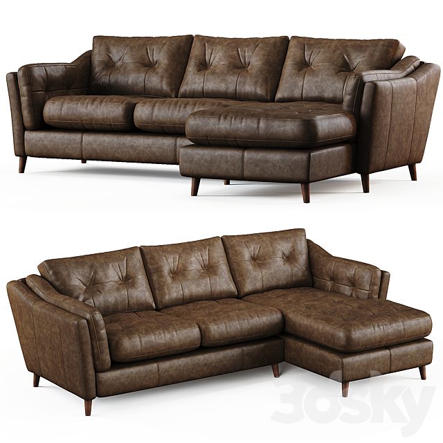 Saddler 4 Seater Sofa with Chaise