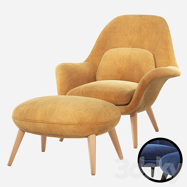 Fredericia Swoon Lounge Armchair