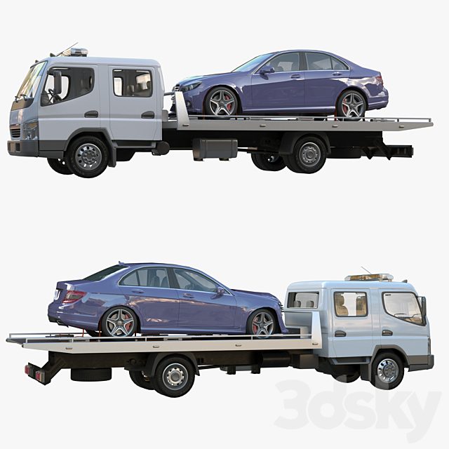 BAW Fenix 1066 truck Tow truck, double cab