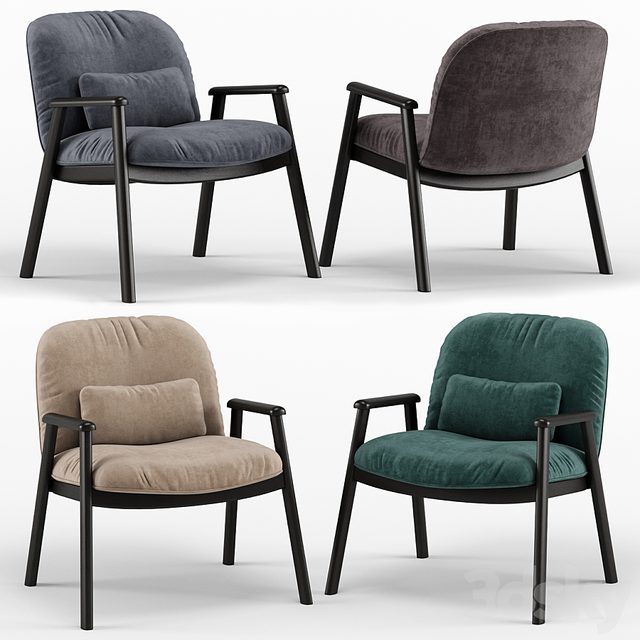 Baltimora velvet armchair - Calligaris