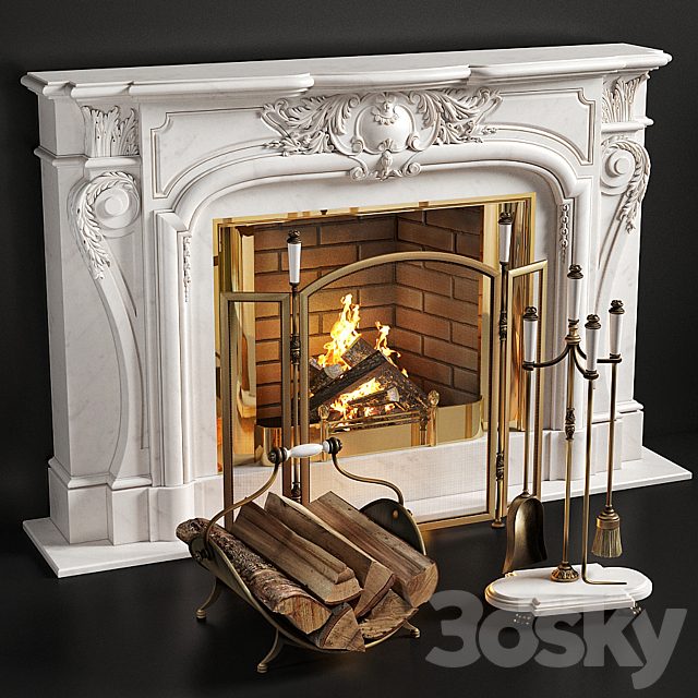 Fireplace Louis XIV