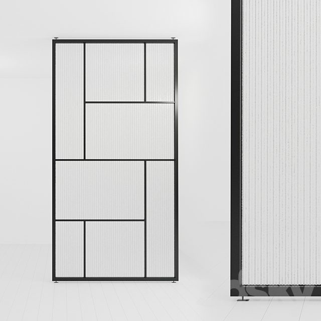 Glass partition 72