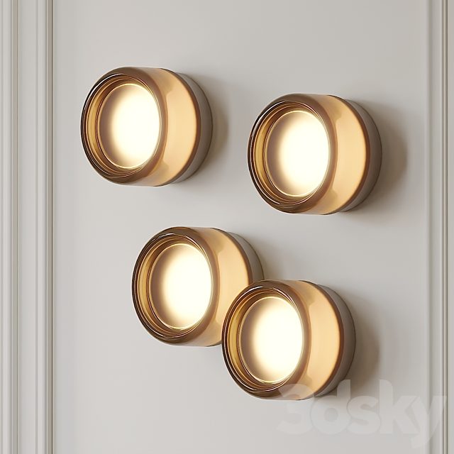 Dimple Smoke Sconce by Rich Brilliant Willing