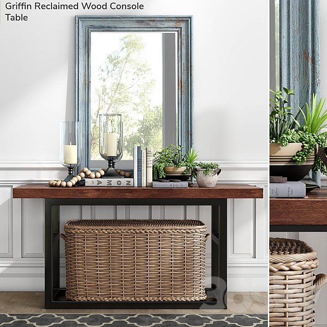 Pottery barn GRIFFIN RECLAIMED WOOD CONSOLE TABLE