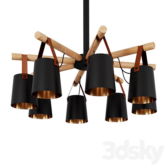 Modern Nordic Drop Down Pendant Chandelier 8