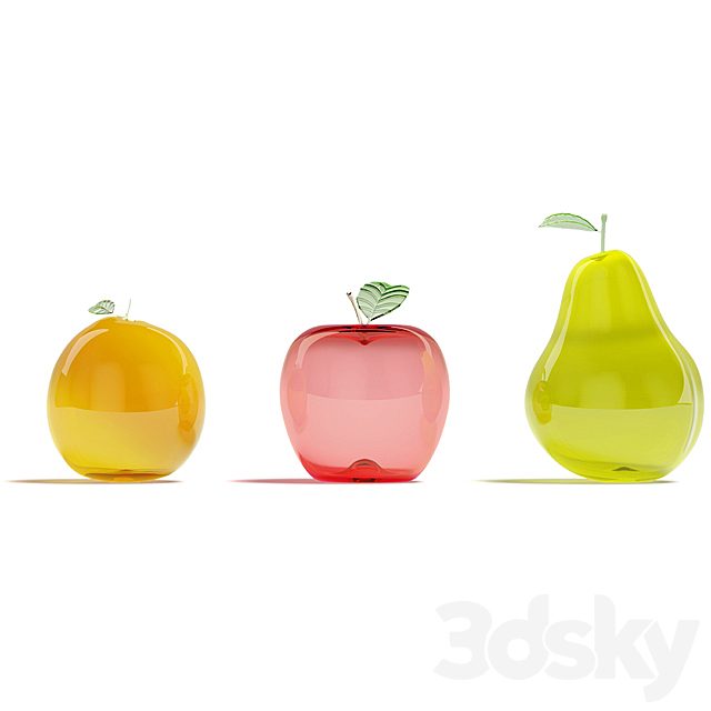 Glass fruits