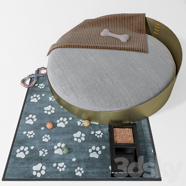 Set AMURA RIVER | Metal dogbasket
