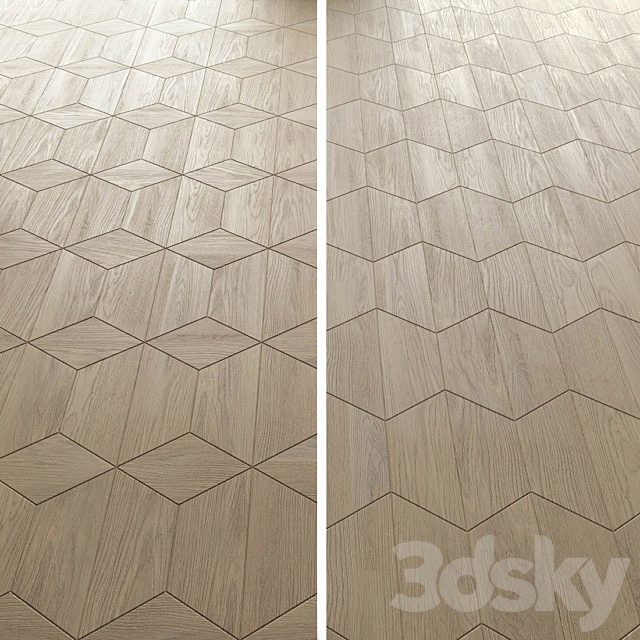 Wood tile from Finex, Arezzo DIAMONDUV OIL