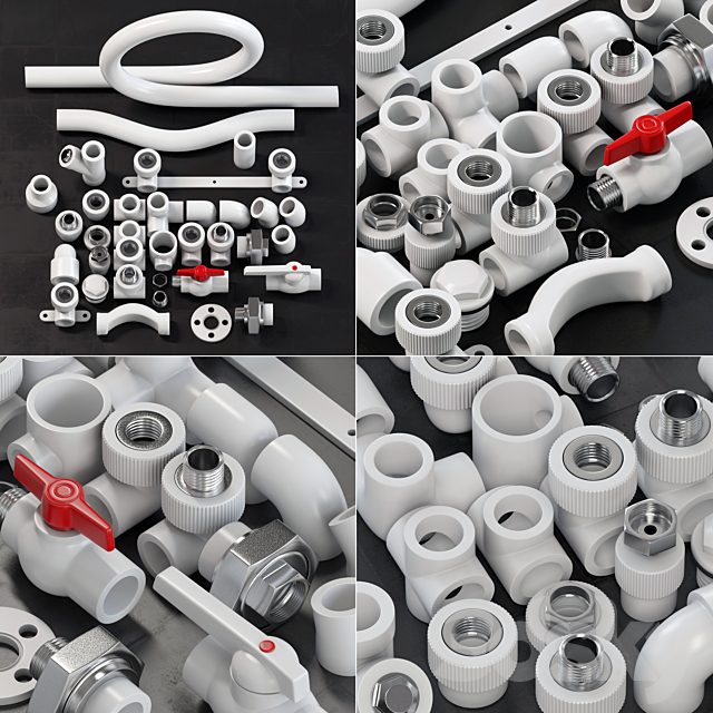 Fitingi plastic white / Plastic white fittings