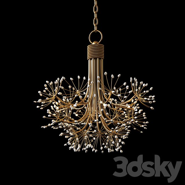 Quartz Nine-Light Chandelier