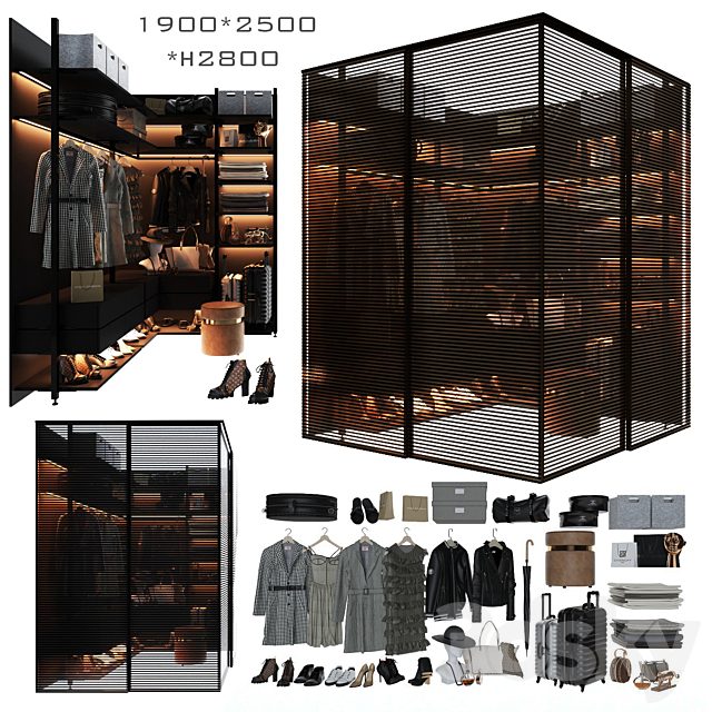Wardrobe unit in the bedroom 3