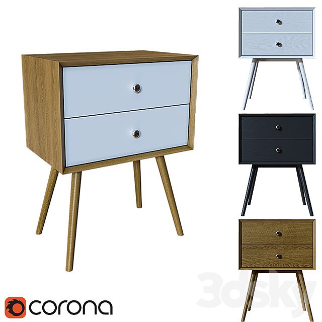 DEBRA RETRO NIGHTSTAND