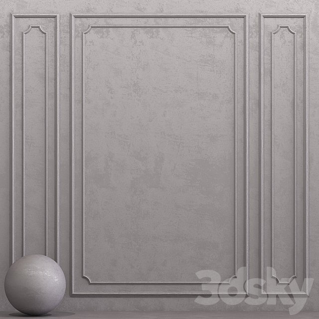 Decorative plaster with molding 15
