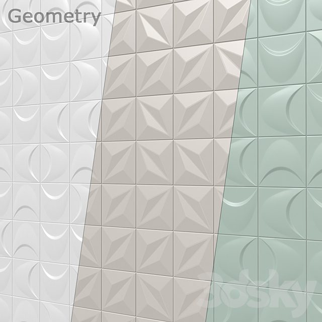 Tubadzin Color tile (2 models, 3 colors).