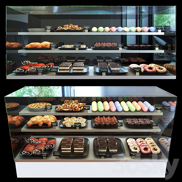 Refrigerated confectionery display case