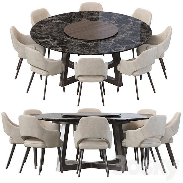 COSTANZA CHAIR and CONCORDE TABLE