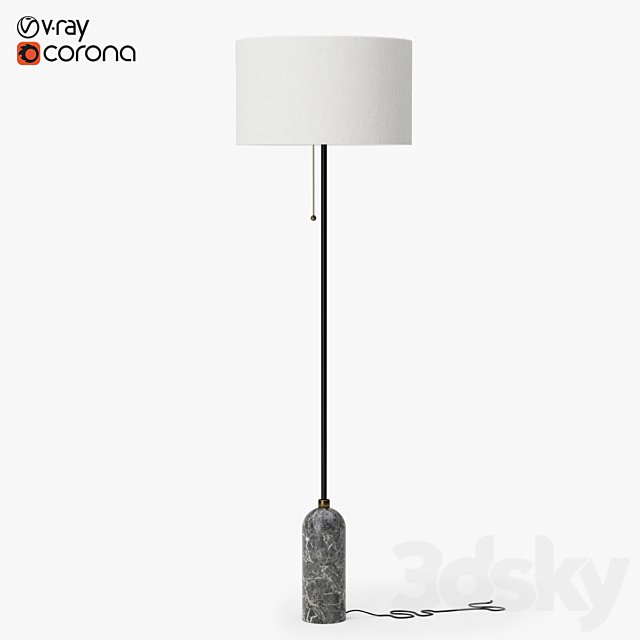 Gubi gravity floor lamp
