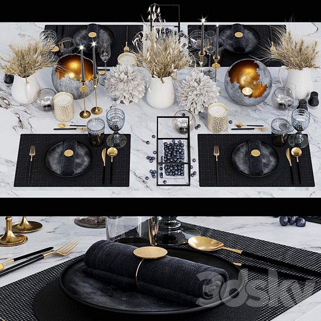 Luxury table setting