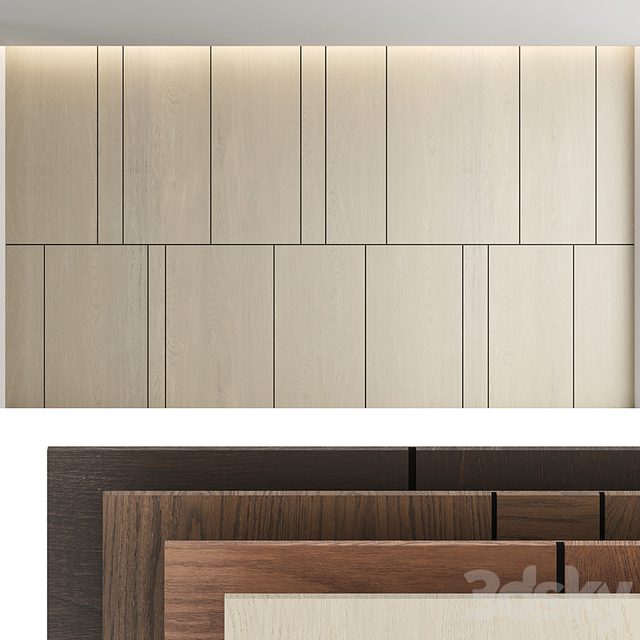 Decorative wall panel set 6