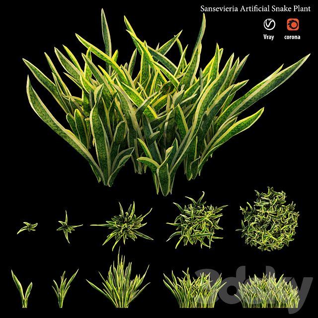 Sansevieria artificial snake plant