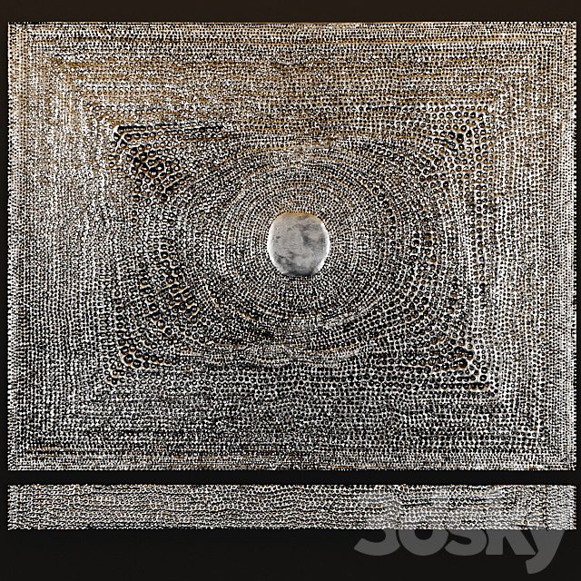 Decor for wall. Panel.