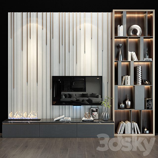 TV shelf 0142