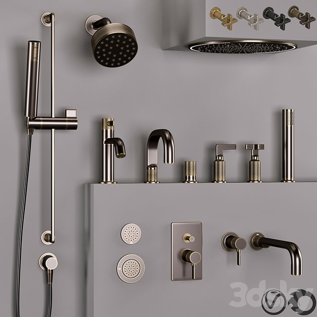 Gessi bathroom inciso faucet set 2