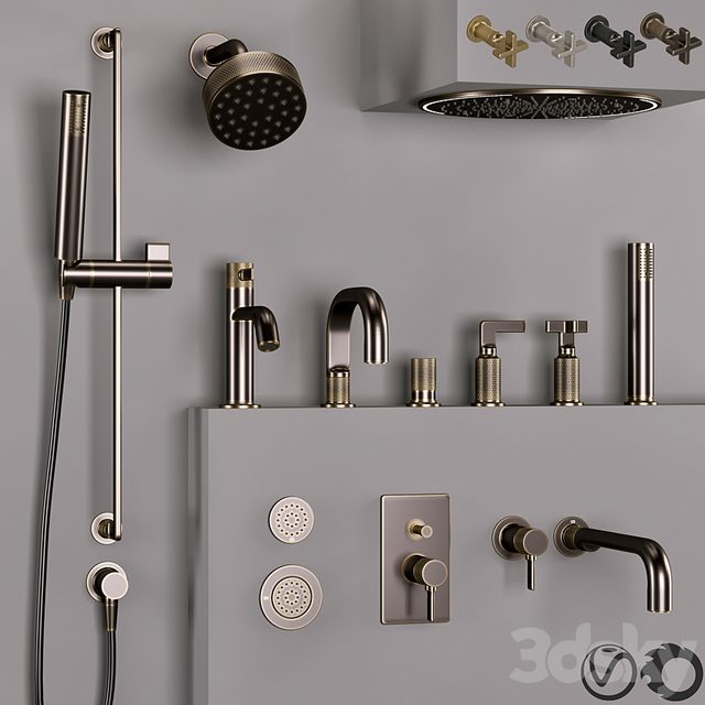 Gessi bathroom inciso faucet set 2