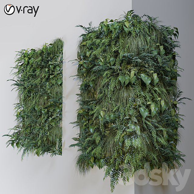 Green wall + corner