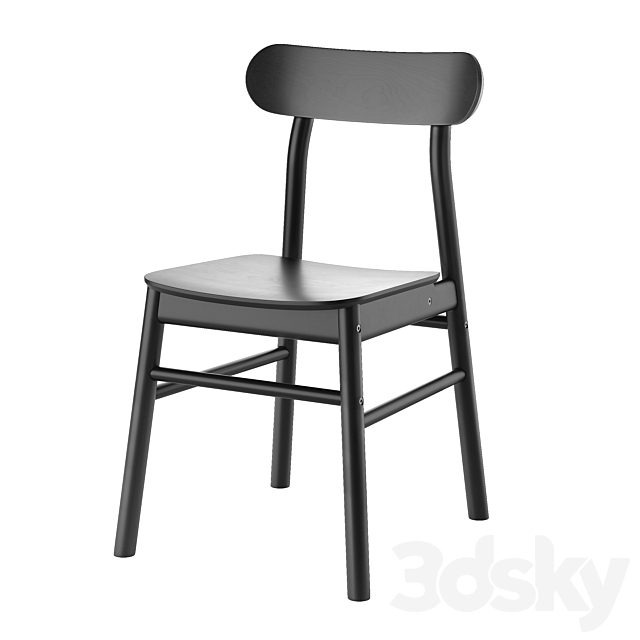 Ikea Ronninge Black Chair