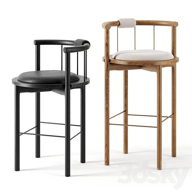 Lloyd Bar Stool by Crump and Kwash