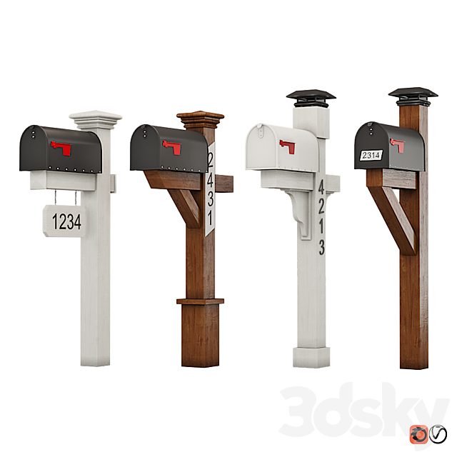Mailboxes set 014