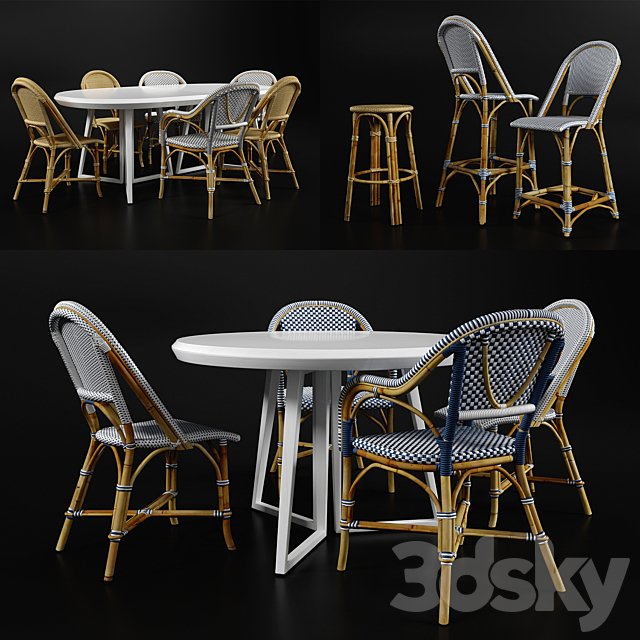 Bar, counter, dinning chair and tables
