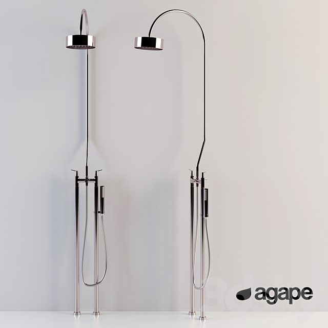agape Fez floor standing shower tap