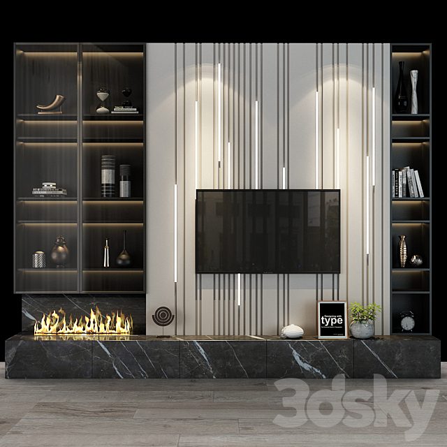 TV shelf 089