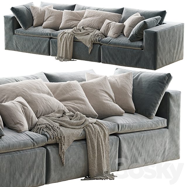Andrew Martin - Truman Junior Grey Linen