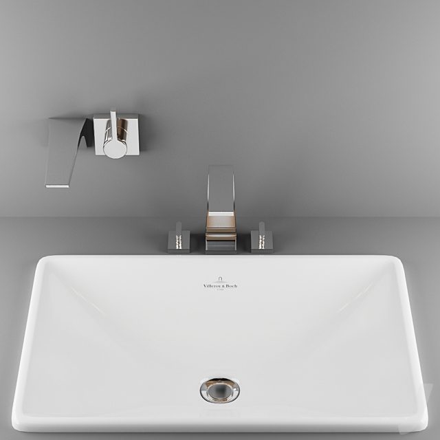 Mixer Dornbracht + sink Villeroy & Boch