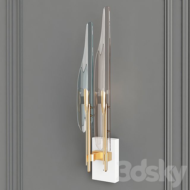 Dahlia Wall Lamps from Fontana Arte
