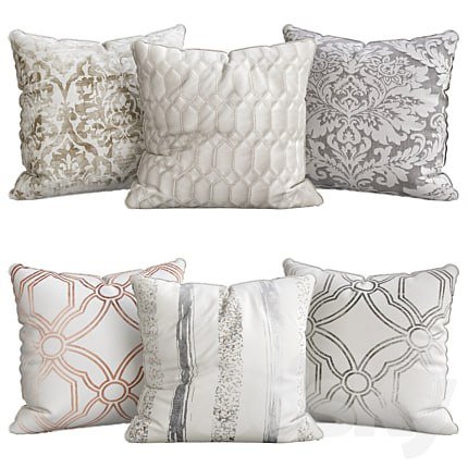 Pillows for sofa 6 pieces No. 138