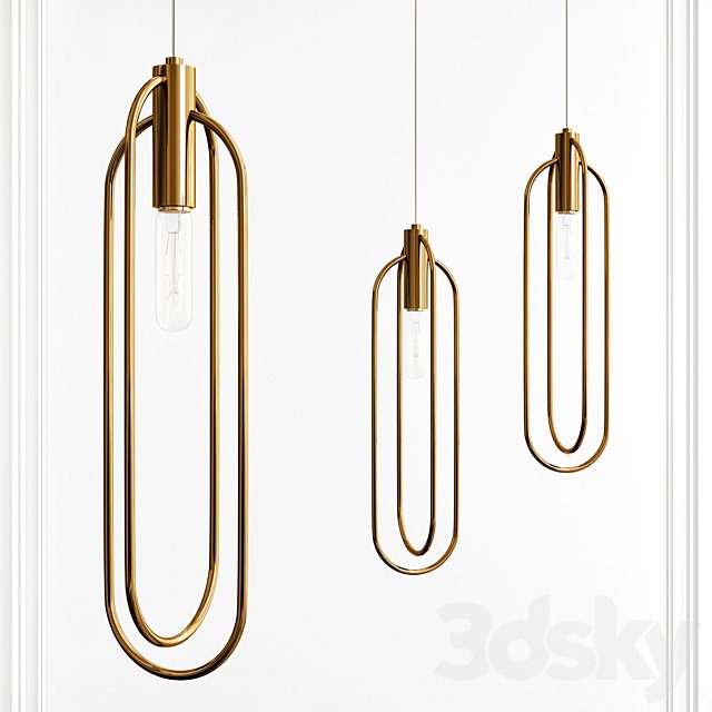 Brass tube hanger