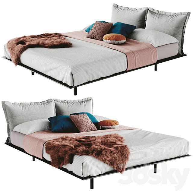 Desiree Bed Platz Fur Plaid